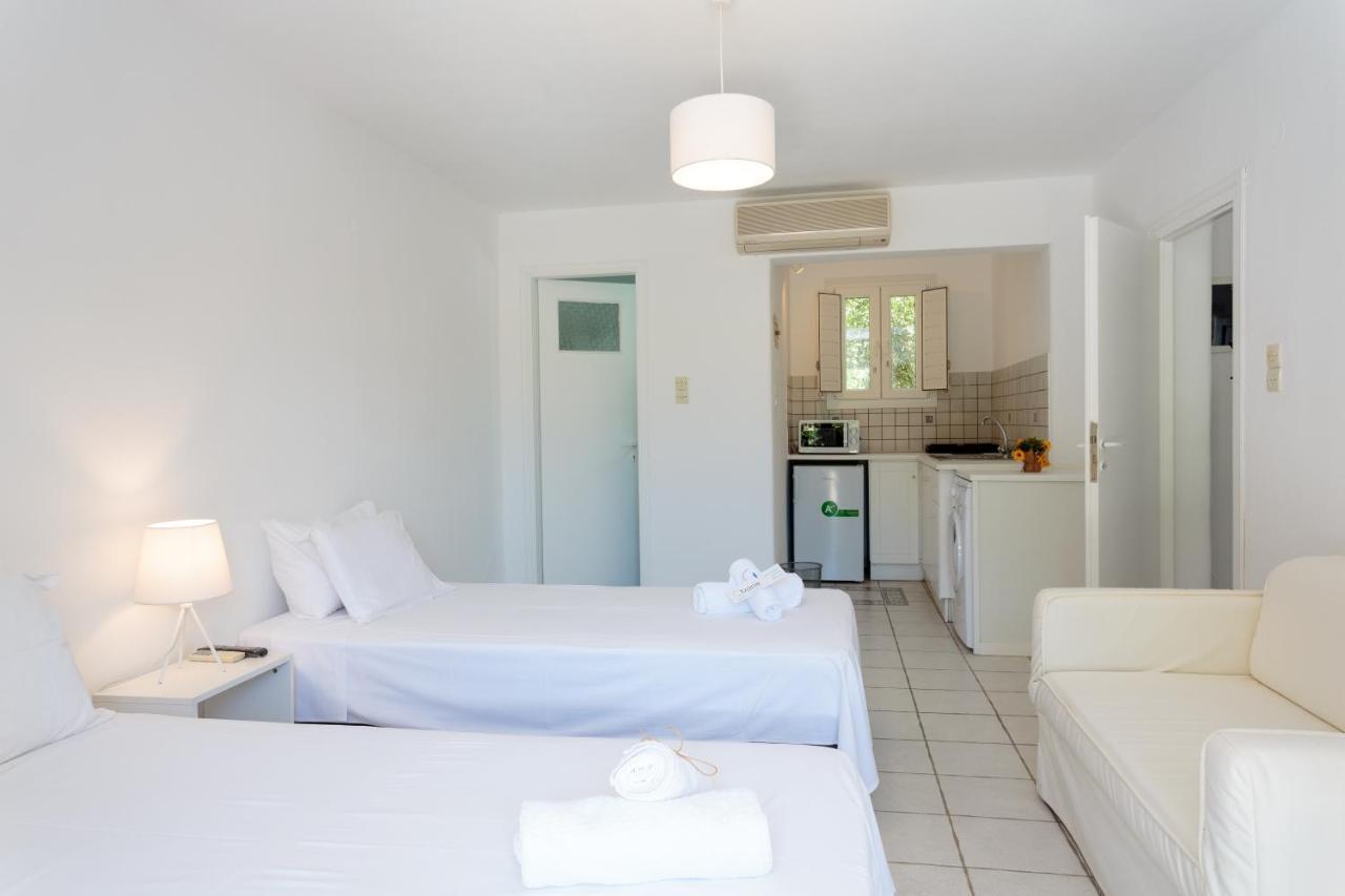 Tzane Studios & Apartments - Steps Away From Golden Beach Chrisi Akti  Luaran gambar